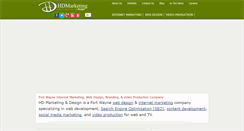 Desktop Screenshot of hdmarketingdesign.com